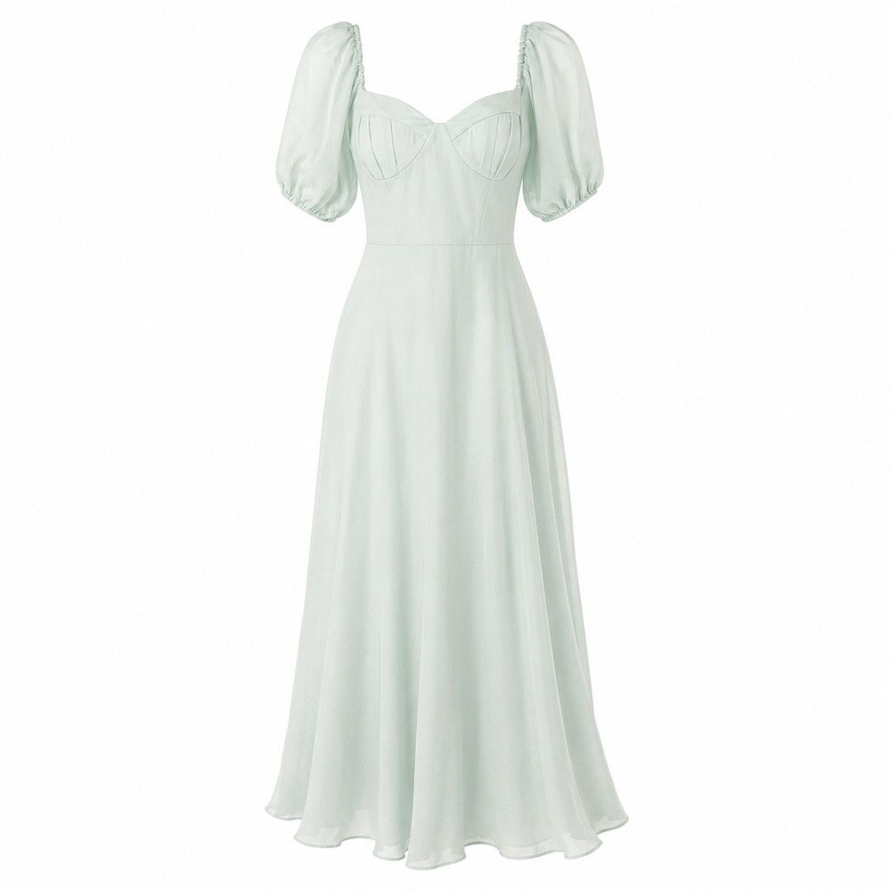 Azazie Barbie Dress A10 Ethereal Blue Cottagecore Coquette Princesscore Romantic
